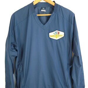 Nike Jacket Men's Med Navy Blue Clima Fit Pullover Indianapolis Motor Speedway